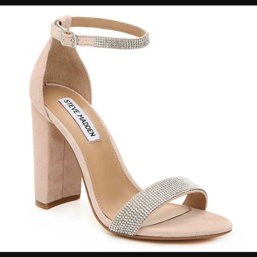 Steve Madden Kalina Ankle Strap Sandal Natural